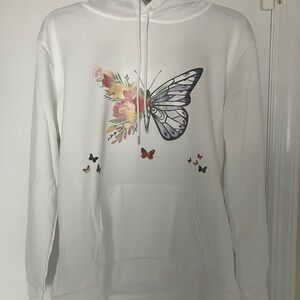 Beautiful NWT ladies pull over hooded sweatshirt